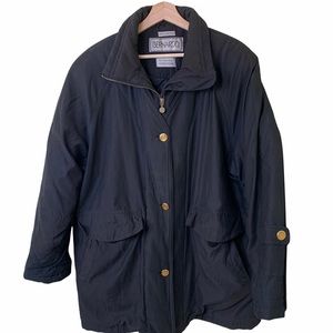 Bernardo for Nordstrom Black Puffy Coat | Structured High Fashion Coat